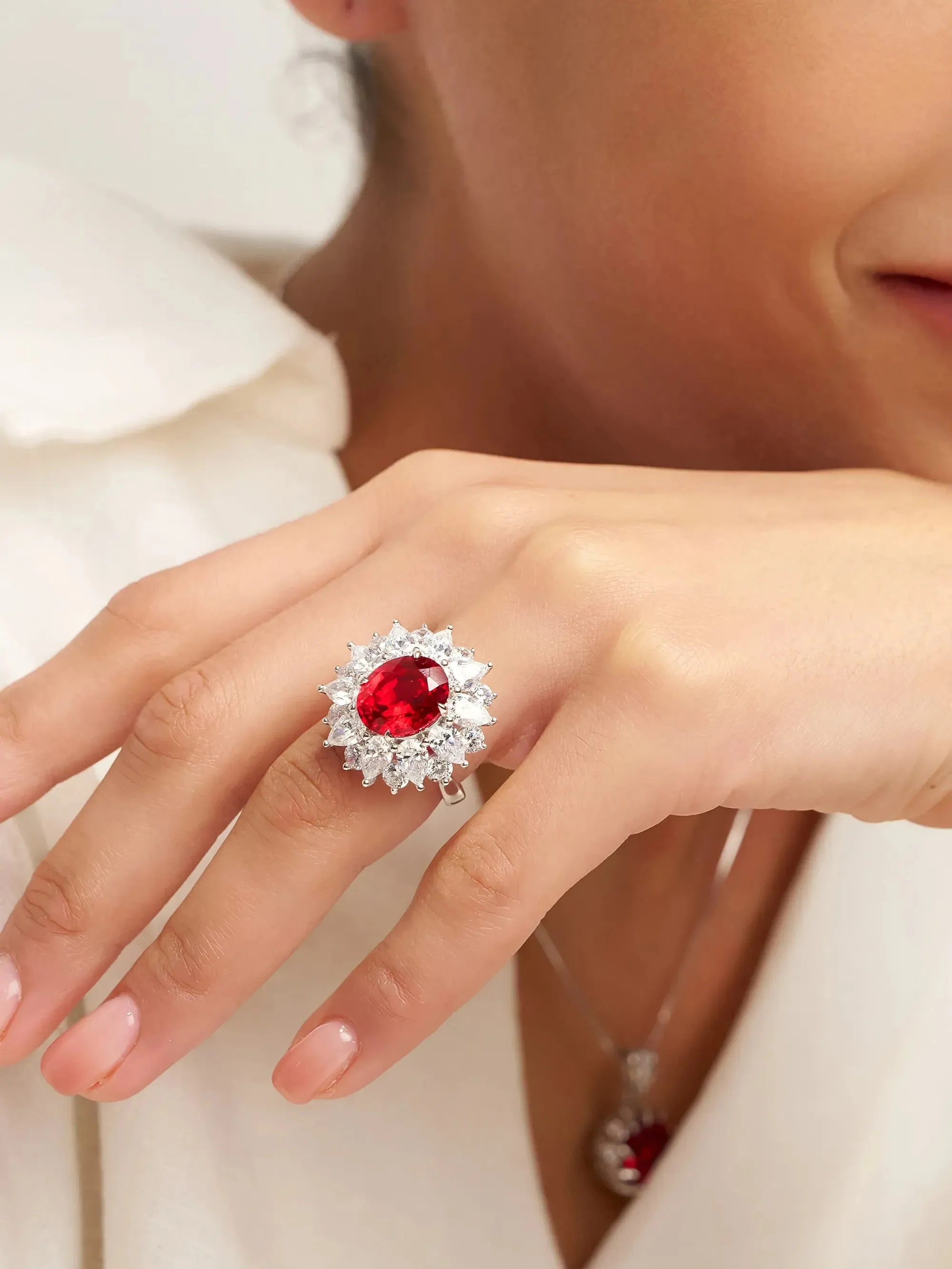 Luxurious Ruby Ring - Crimson Treasure sold by Lintico product image thumbnail 2
