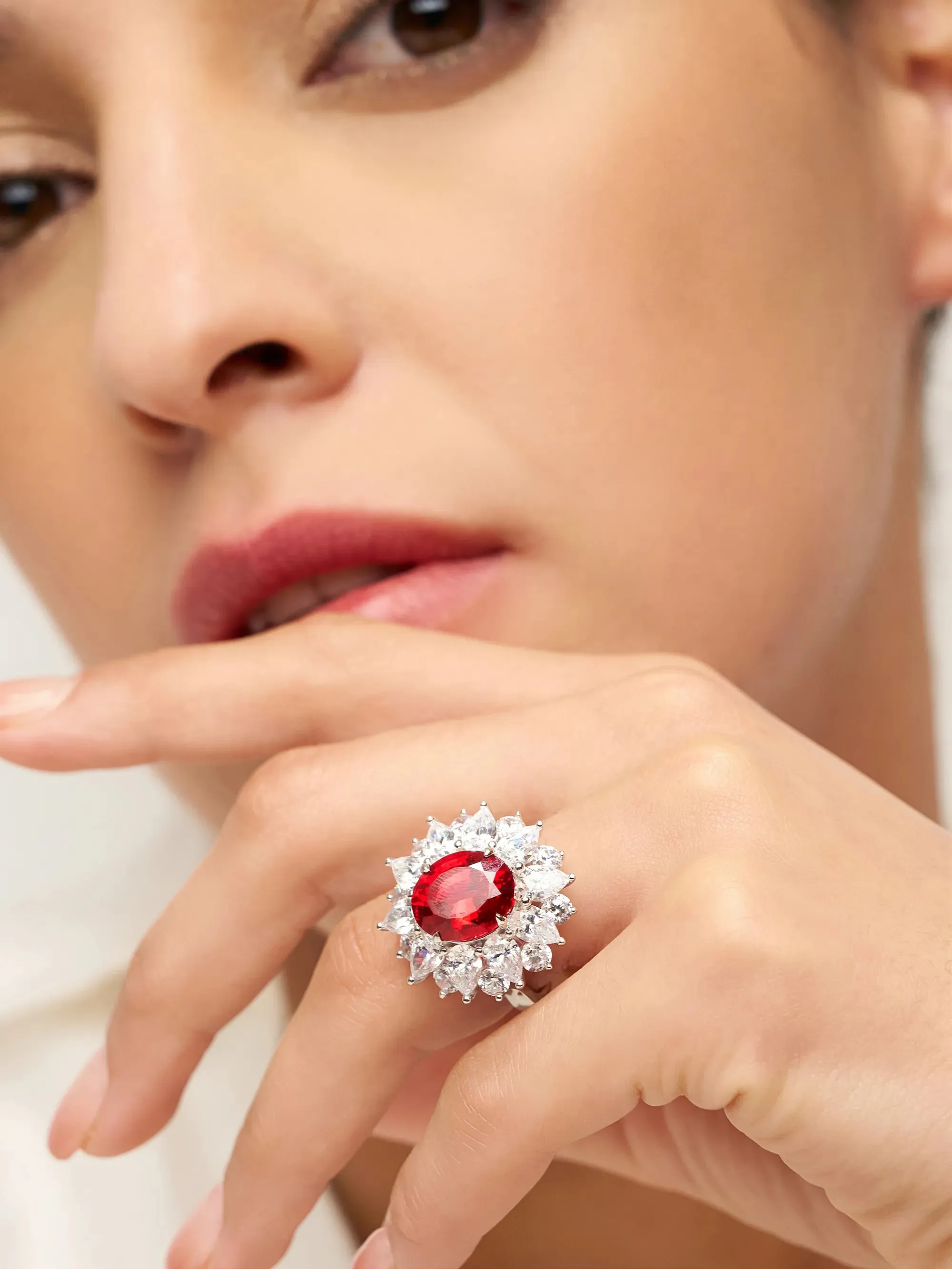 Luxurious Ruby Ring - Crimson Treasure sold by Lintico