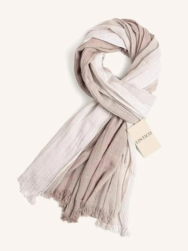 Flowfold Linen Blend Scarf sold by Lintico