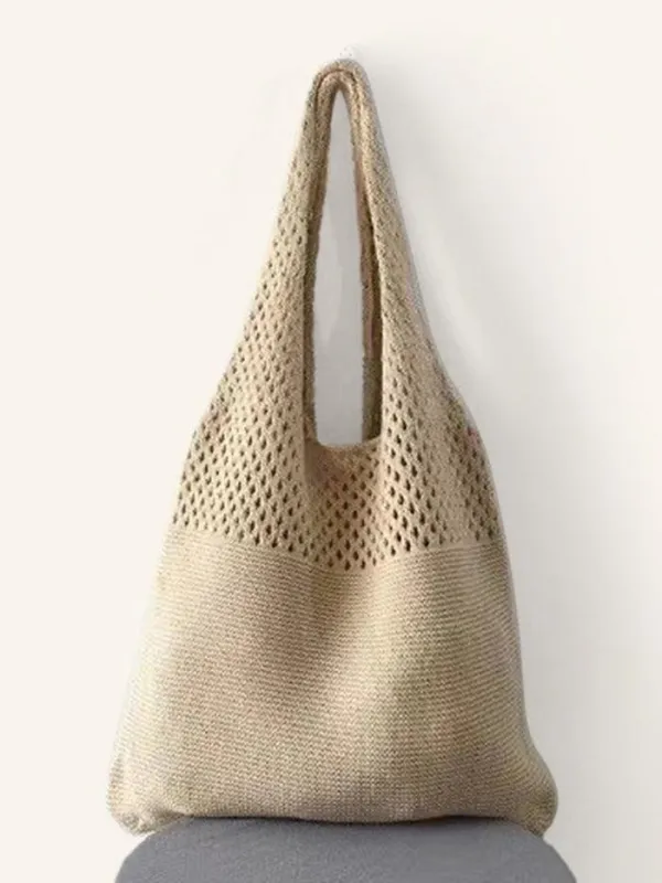 Knit Shoulder Tote sold by Lintico