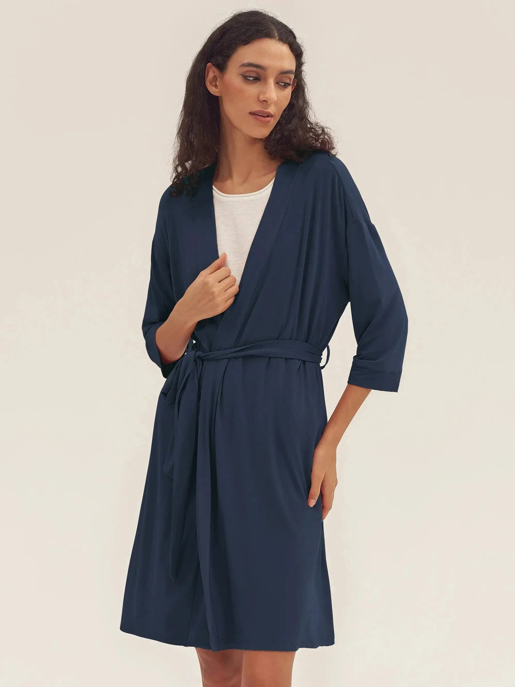 Bamboo Kimono Robe EVE sold by Lintico product image thumbnail 2
