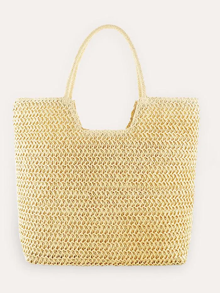 Ring Handle Woven Tote sold by Lintico product image thumbnail 2