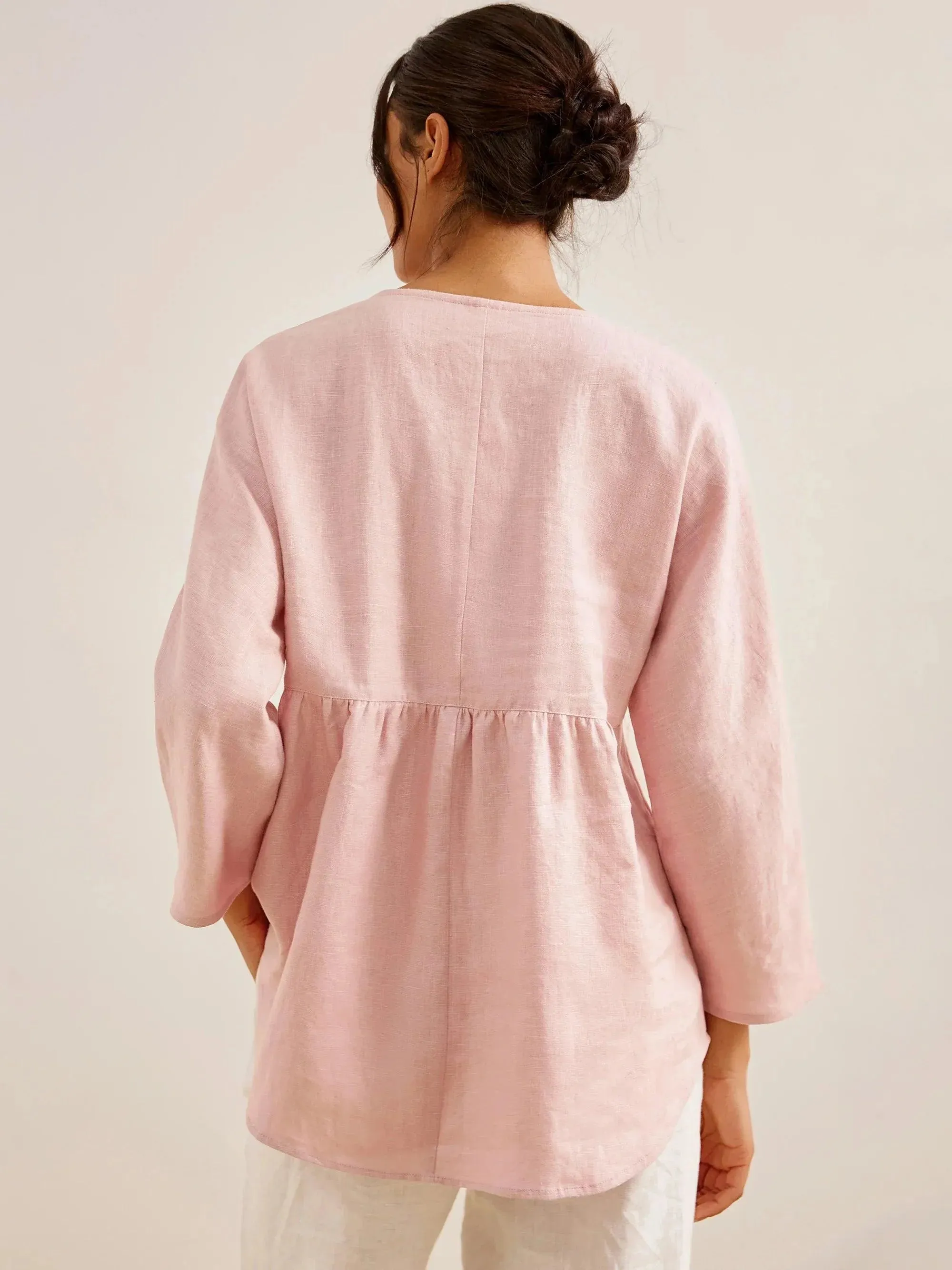 Linen Long-Sleeved Top SITKA sold by Lintico product image thumbnail 4