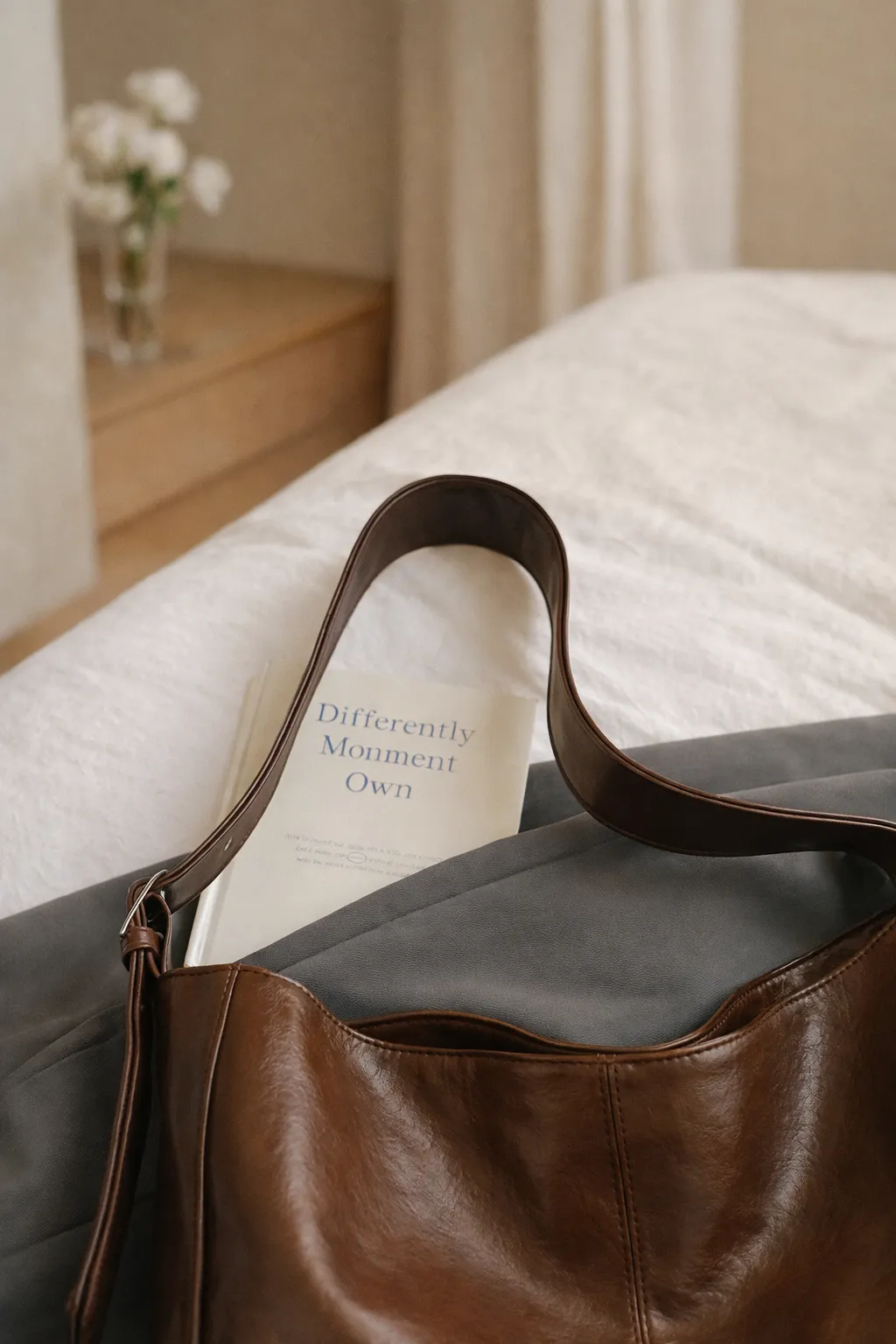 Slouchy Large Capacity Crossbody Shoulder Hobo Bag with Zipper sold by Lintico product image thumbnail 3