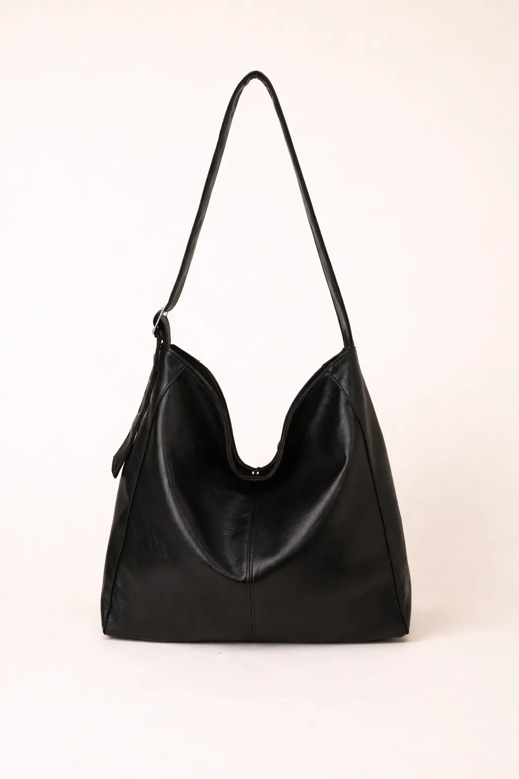 Slouchy Large Capacity Crossbody Shoulder Hobo Bag with Zipper sold by Lintico