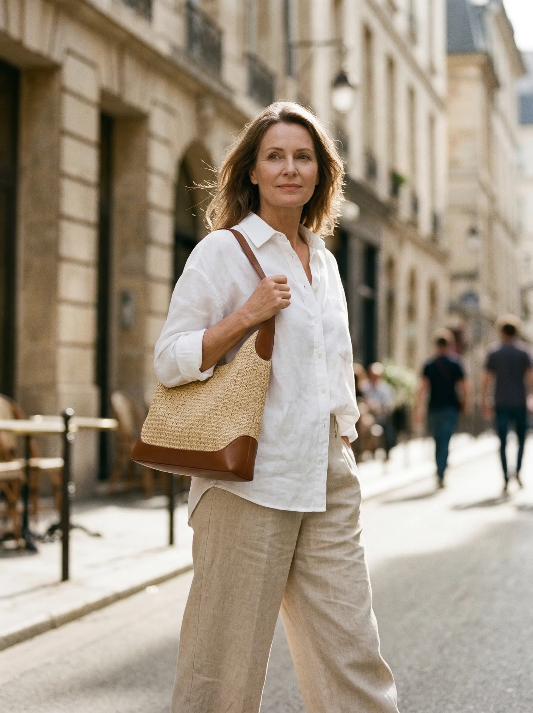 Artisanal Handwoven Colorblock Bucket Bag for Effortless Coastal Style sold by Lintico product image thumbnail 2