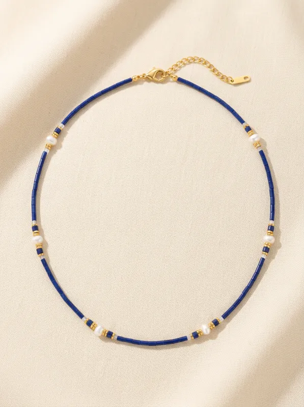 Freshwater Pearl Layering Necklace made by Lintico