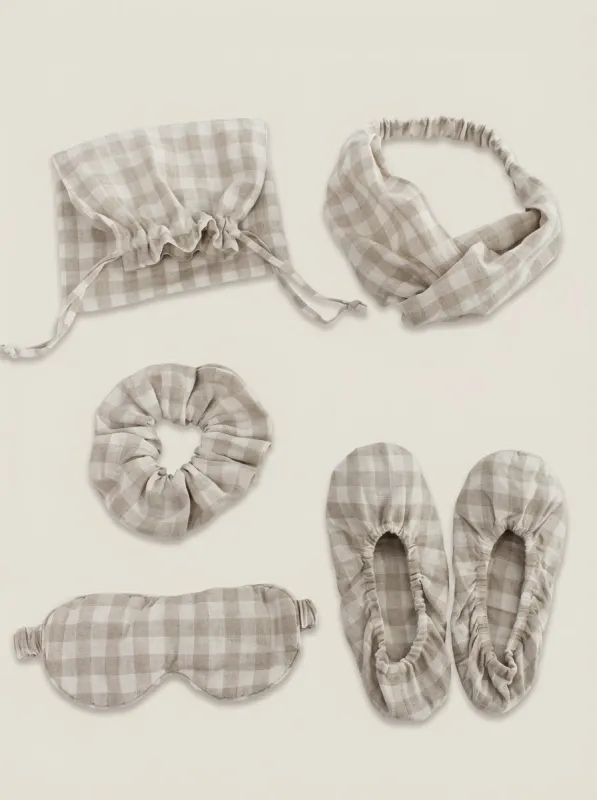 Linen Sleep and Travel Comfort Set made by Lintico