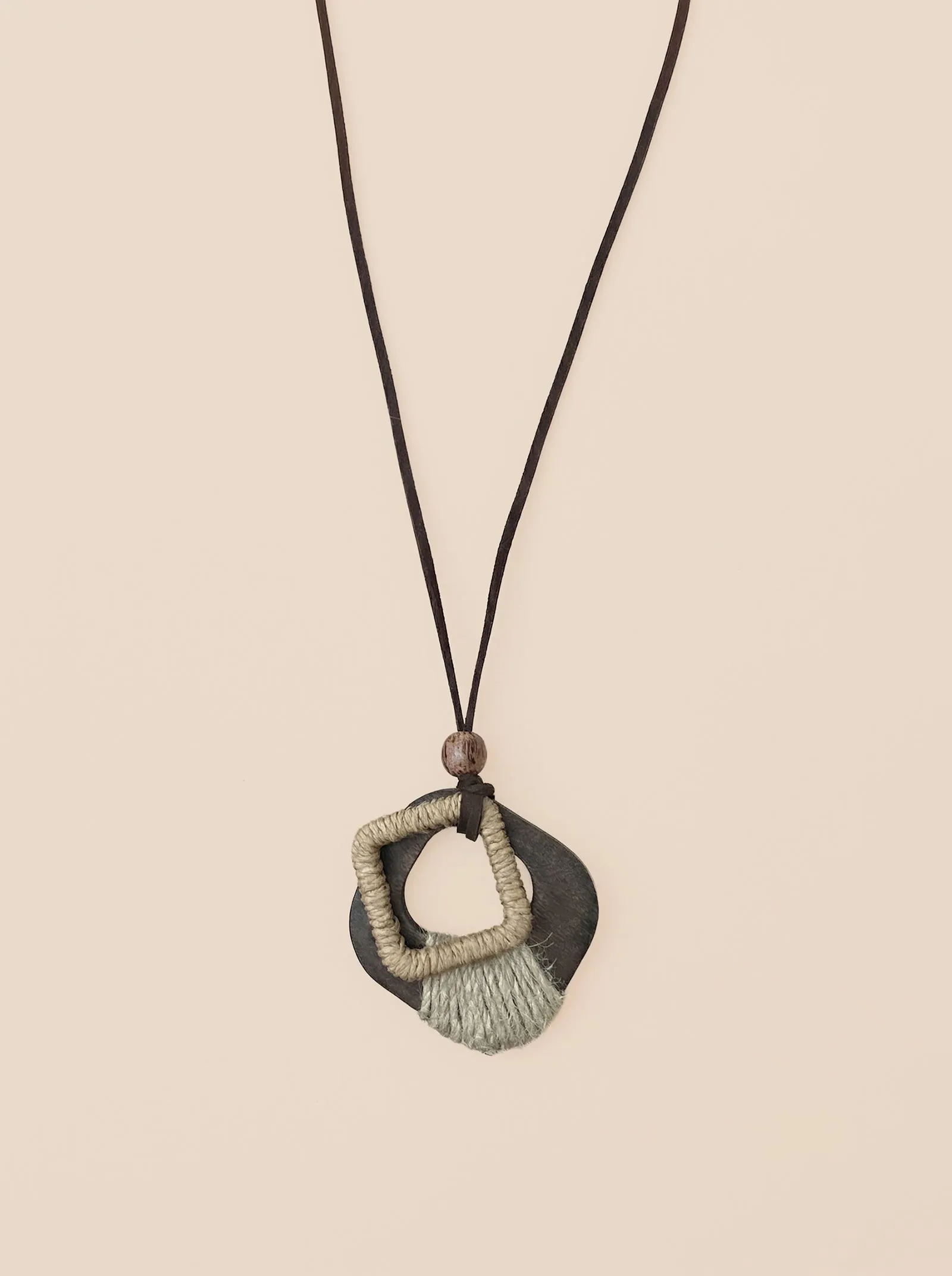 Artisanal Woodland Pendant Necklace sold by Lintico product image thumbnail 5