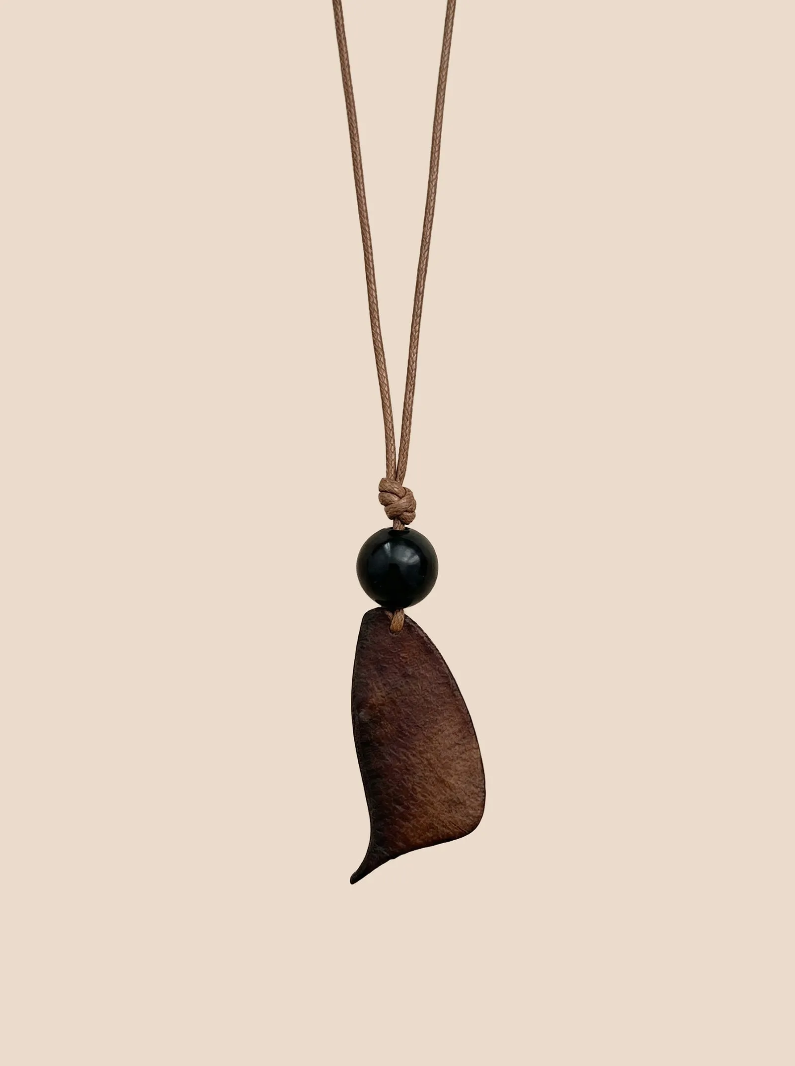 Artisanal Woodland Pendant Necklace sold by Lintico