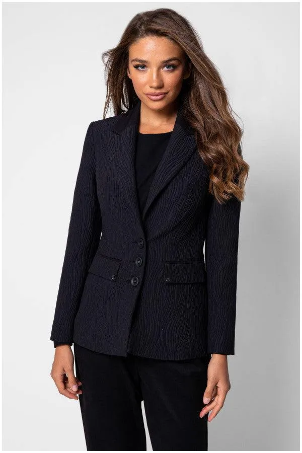 Matea Blazer in Black sold by Luna Fashion House