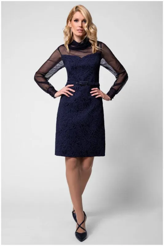 Peni Dress in Navy sold by Luna Fashion House