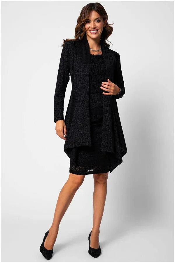 Jody Elegant Lace Blouse in Black sold by Luna Fashion House product image thumbnail 3