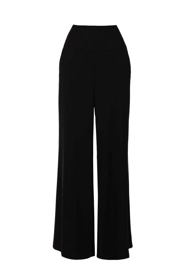 Agatha High Waisted Wide Leg Pants in Black sold by Luna Fashion House product image thumbnail 4