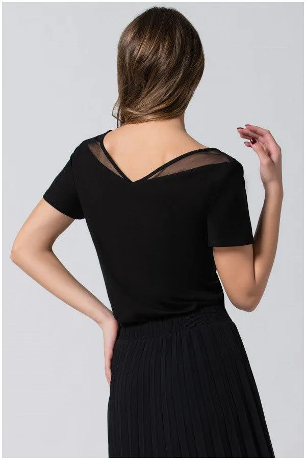 Lola Business Blouse in Black sold by Luna Fashion House product image thumbnail 2