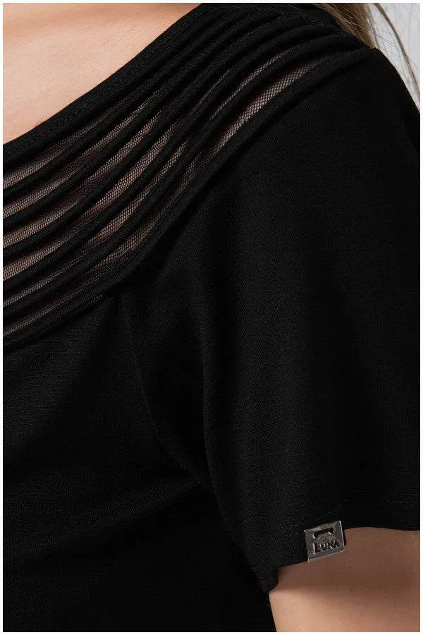 Lola Business Blouse in Black sold by Luna Fashion House product image thumbnail 5