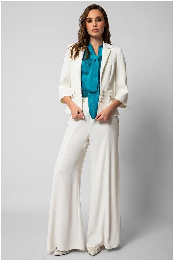 White Tailored Blazer, Alexa sold by Luna Fashion House product image thumbnail 3