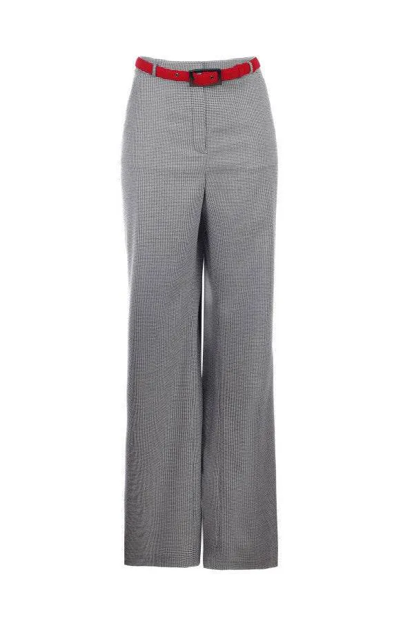 Multicolor Houndstooth Tailored Pants, Elena sold by Luna Fashion House product image thumbnail 4