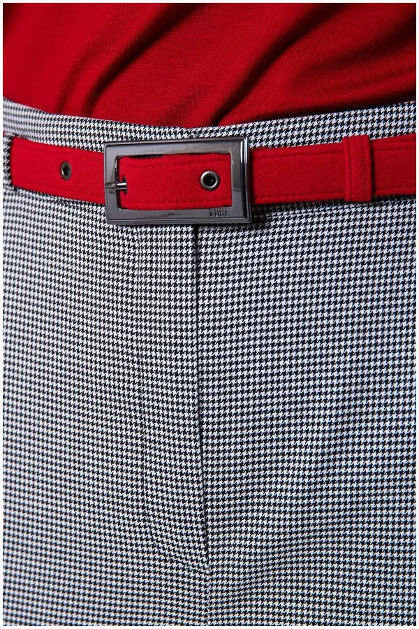 Multicolor Houndstooth Tailored Pants, Elena sold by Luna Fashion House product image thumbnail 5
