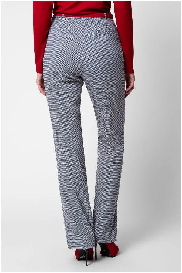 Multicolor Houndstooth Tailored Pants, Elena sold by Luna Fashion House product image thumbnail 2