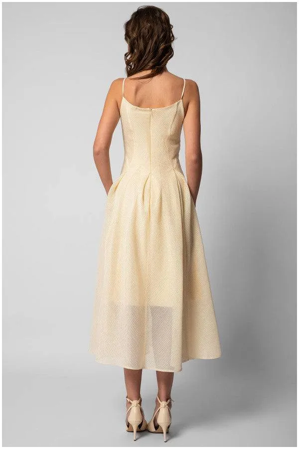 Nela Midi Dress in Ivory sold by Luna Fashion House product image thumbnail 2