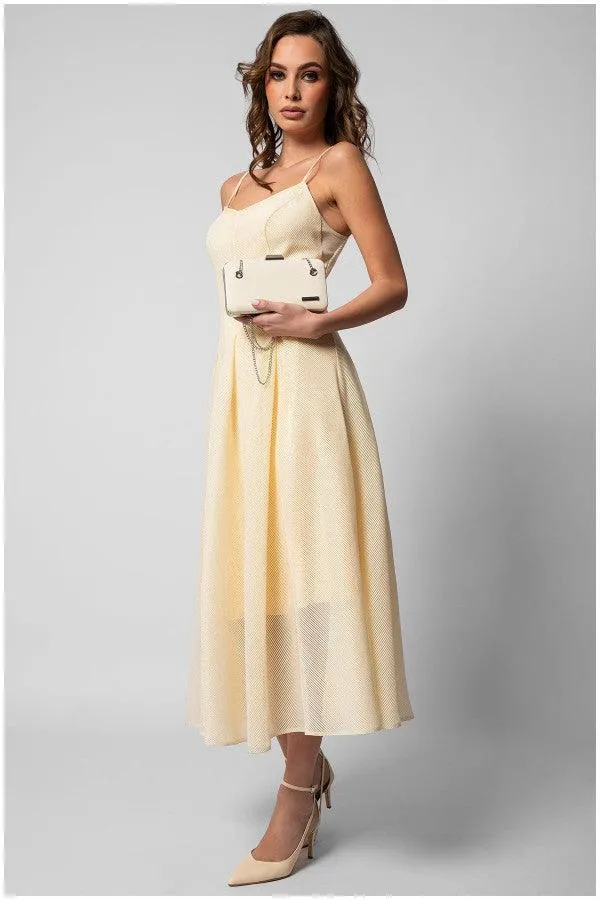 Nela Midi Dress in Ivory sold by Luna Fashion House product image thumbnail 3