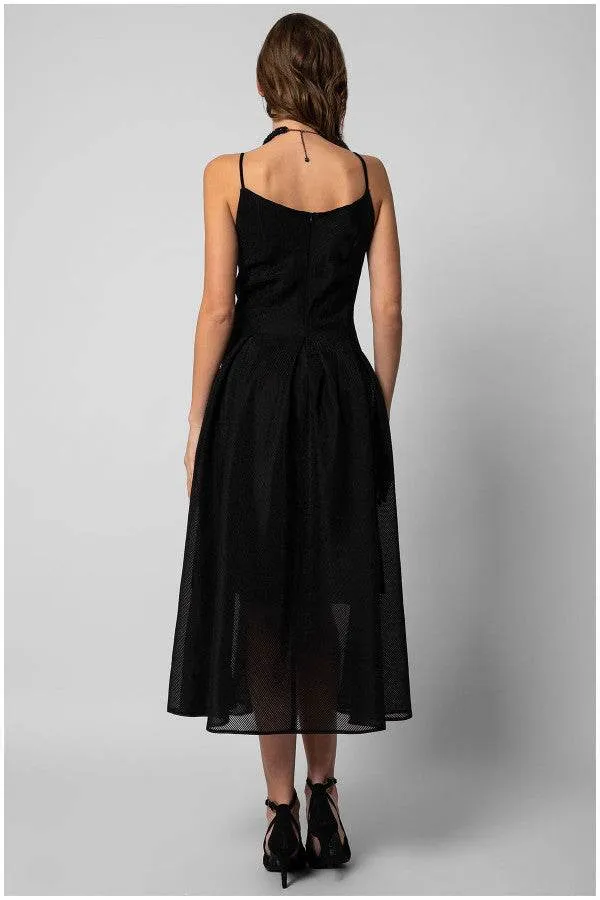 Nela Midi Dress in Black sold by Luna Fashion House product image thumbnail 2