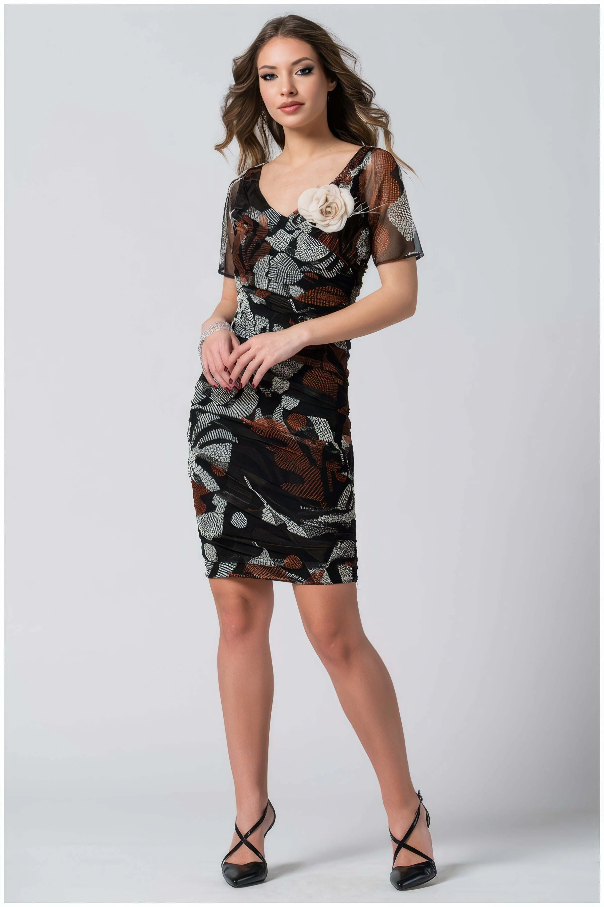 Black Fitted Dress, Lola sold by Luna Fashion House