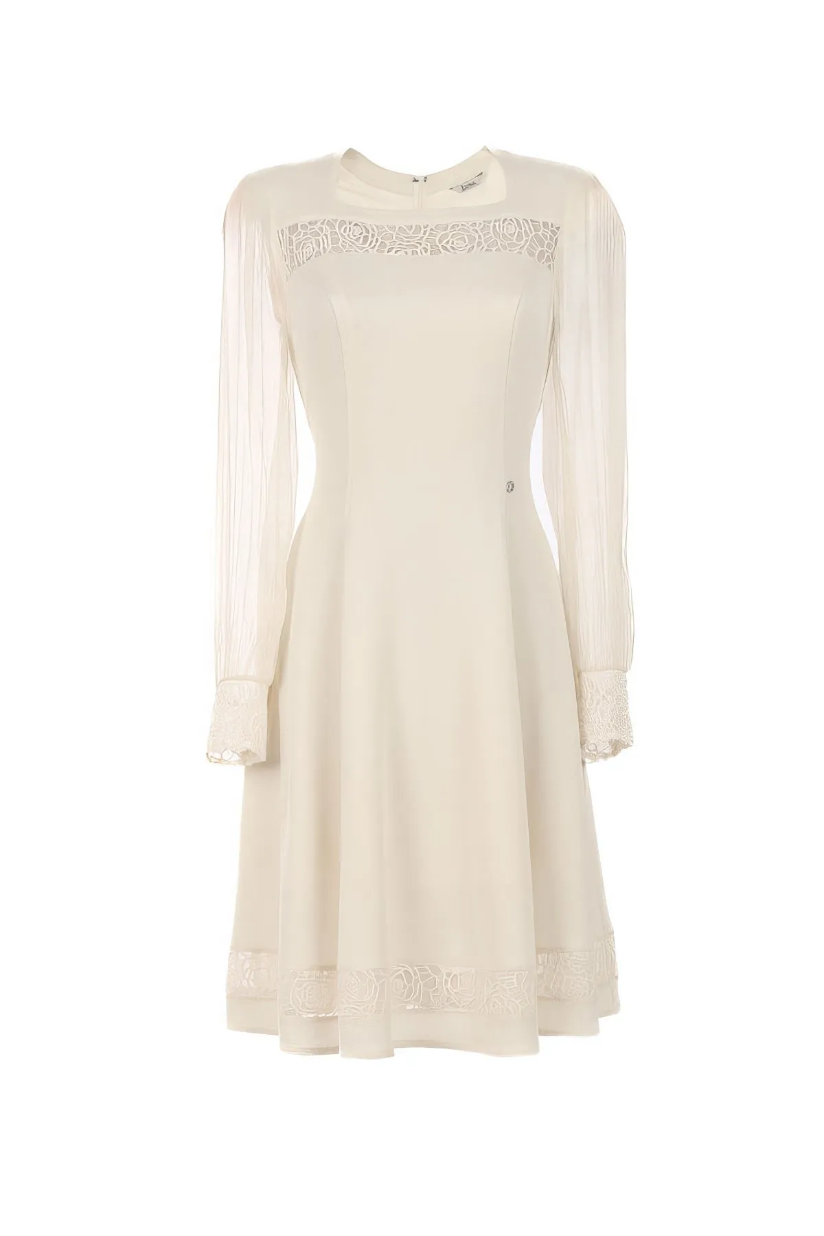 Jody Lace A-Line Dress in Ivory sold by Luna Fashion House product image thumbnail 3