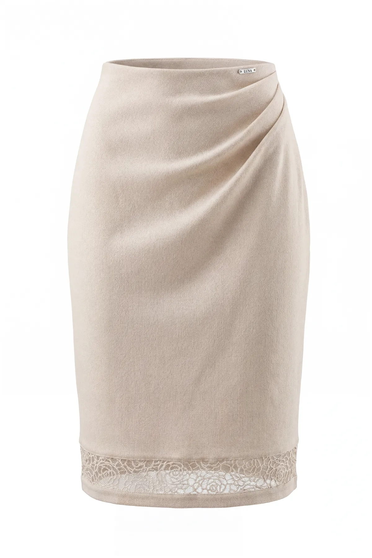 Ivory Pencil Skirt, Jody sold by Luna Fashion House product image thumbnail 4