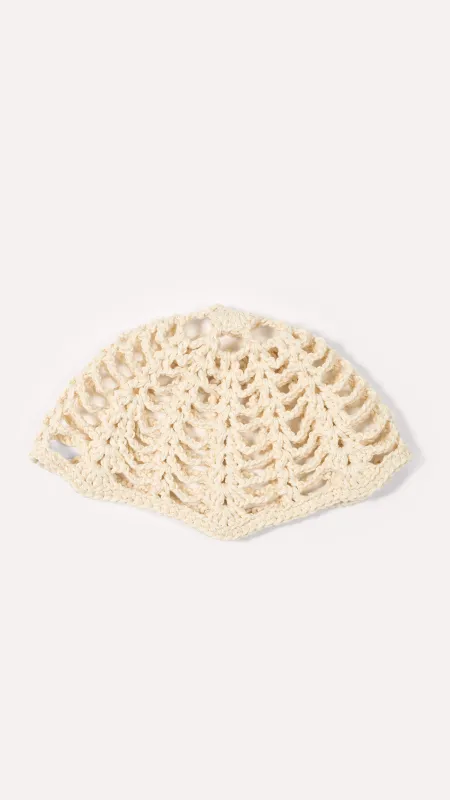 COTTON CROCHET HAT made by Maison Krasnova