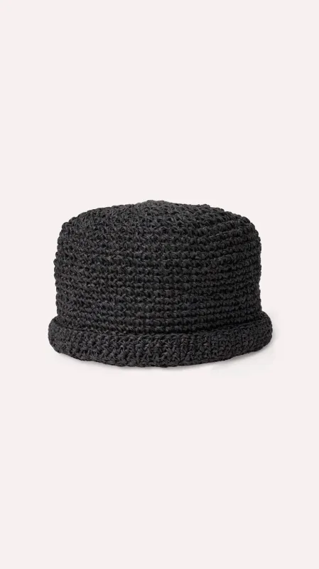 RAFFIA CROCHET HAT made by Maison Krasnova