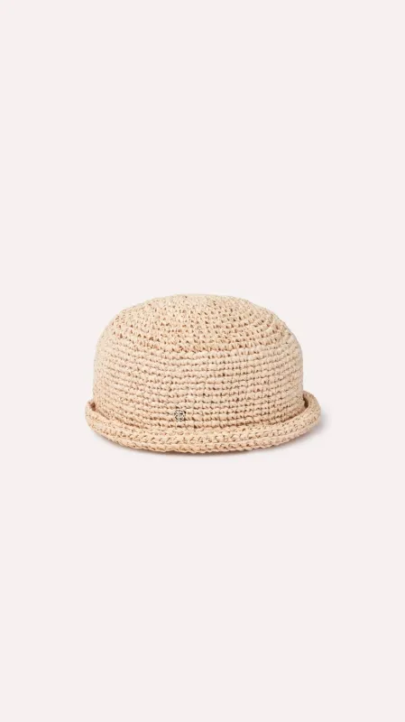 RAFFIA CROCHET HAT made by Maison Krasnova