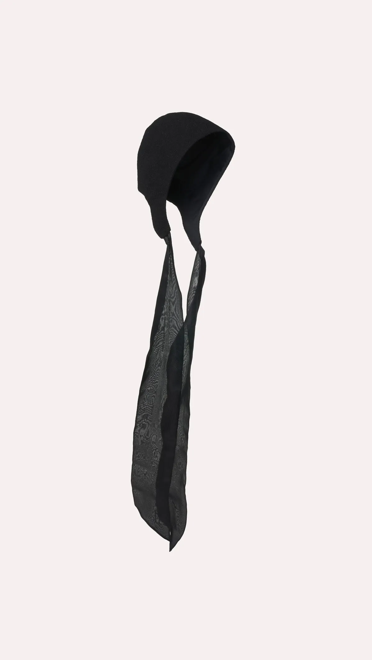 LUREX WOOL BONNET WITH ORGANZA SILK TIES sold by Maison Krasnova
