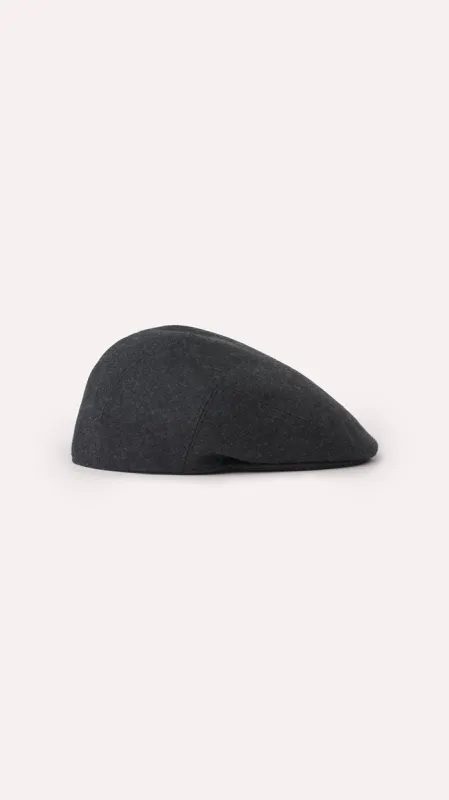 WOOL FLAT CAP made by Maison Krasnova