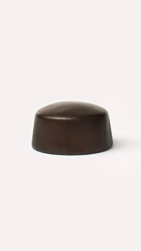 LEATHER PILLBOX made by Maison Krasnova