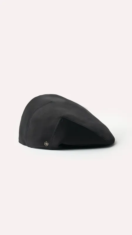 SATIN SILK FLAT CAP made by Maison Krasnova