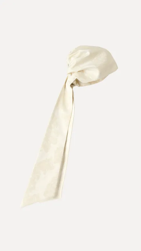 BANDANA ADORNED WITH A DAMASSÉ MOTIF made by Maison Krasnova