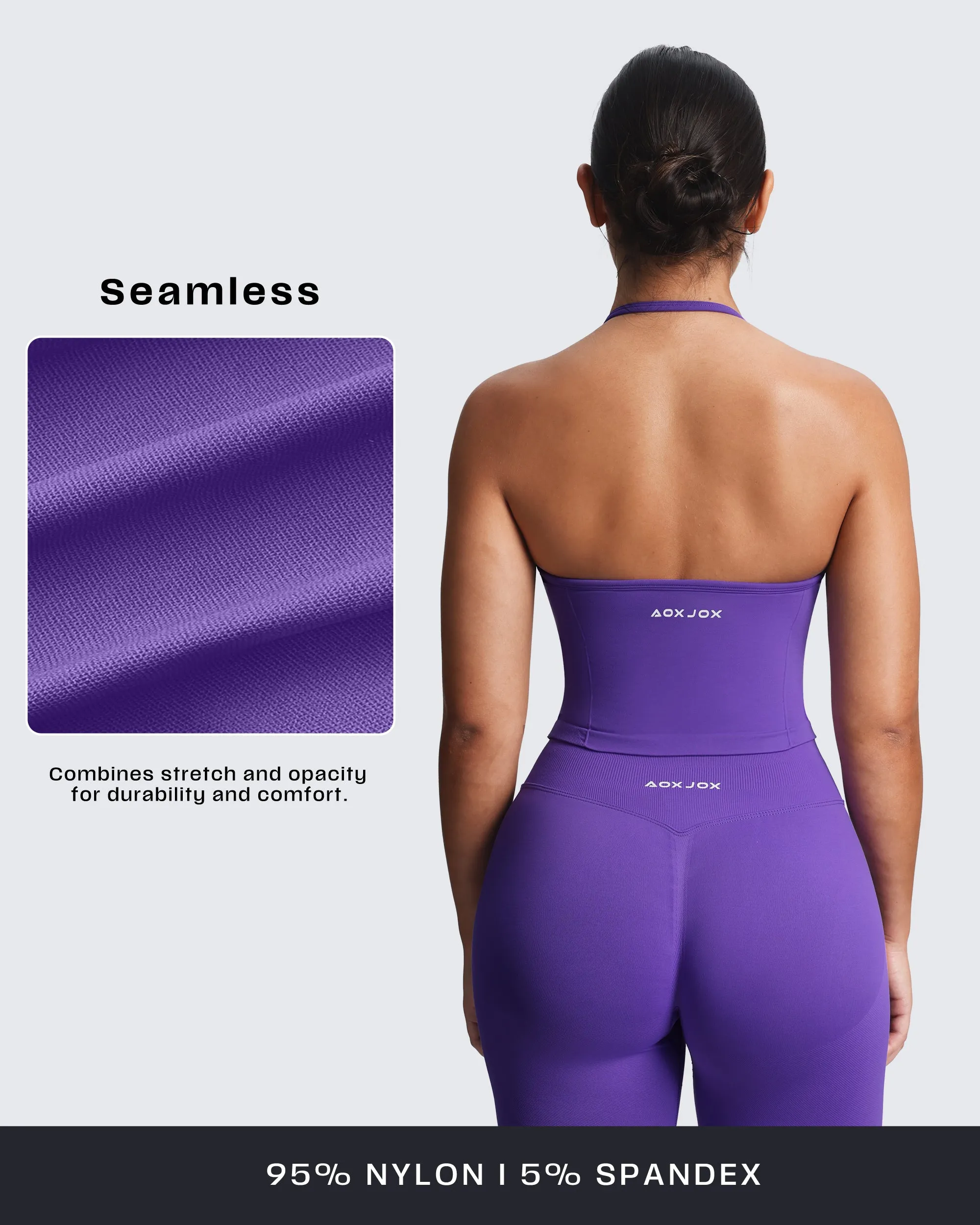 Aoxjox "Impact" Seamless Halter sold by Aoxjox product image thumbnail 4