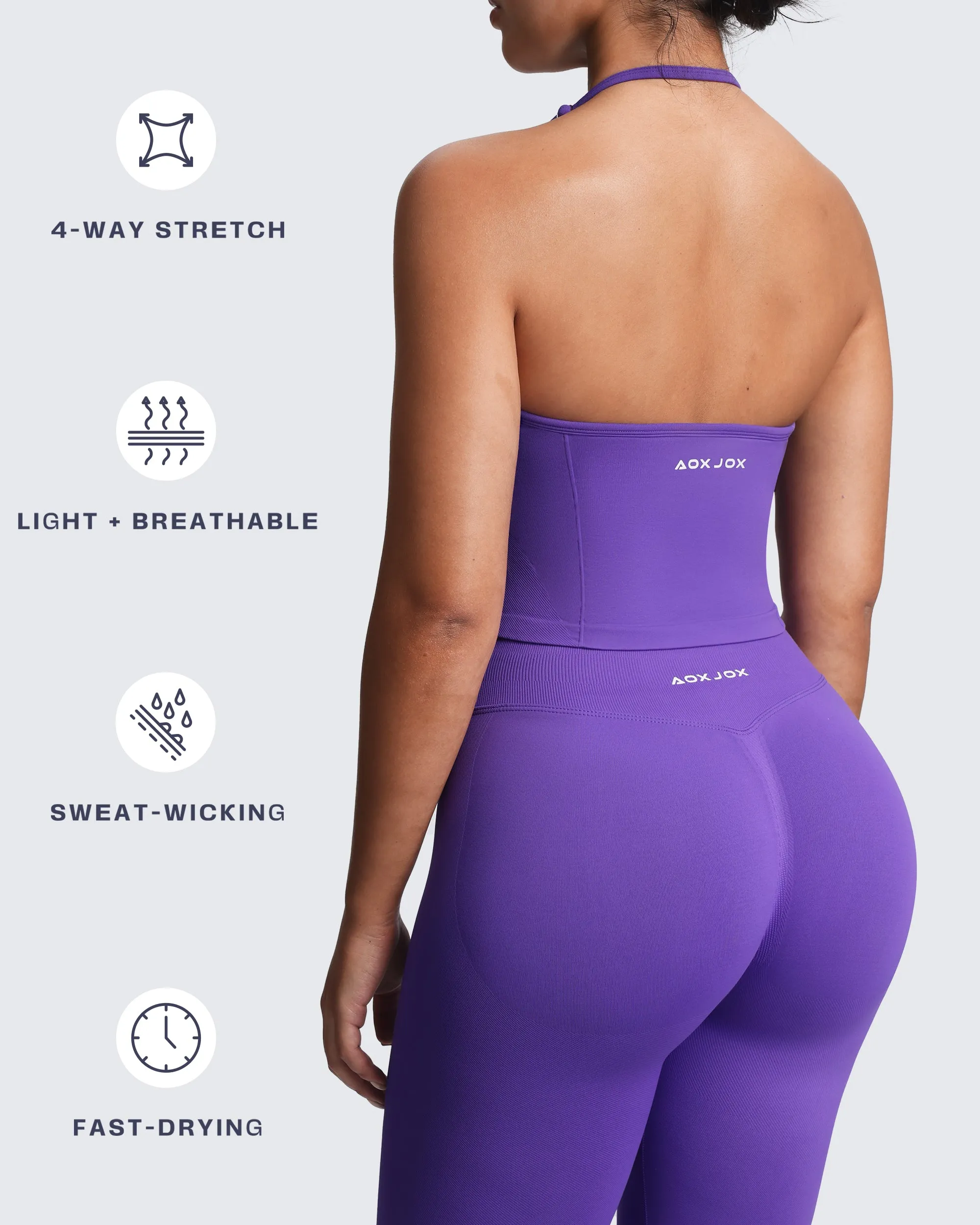 Aoxjox "Impact" Seamless Halter sold by Aoxjox product image thumbnail 3