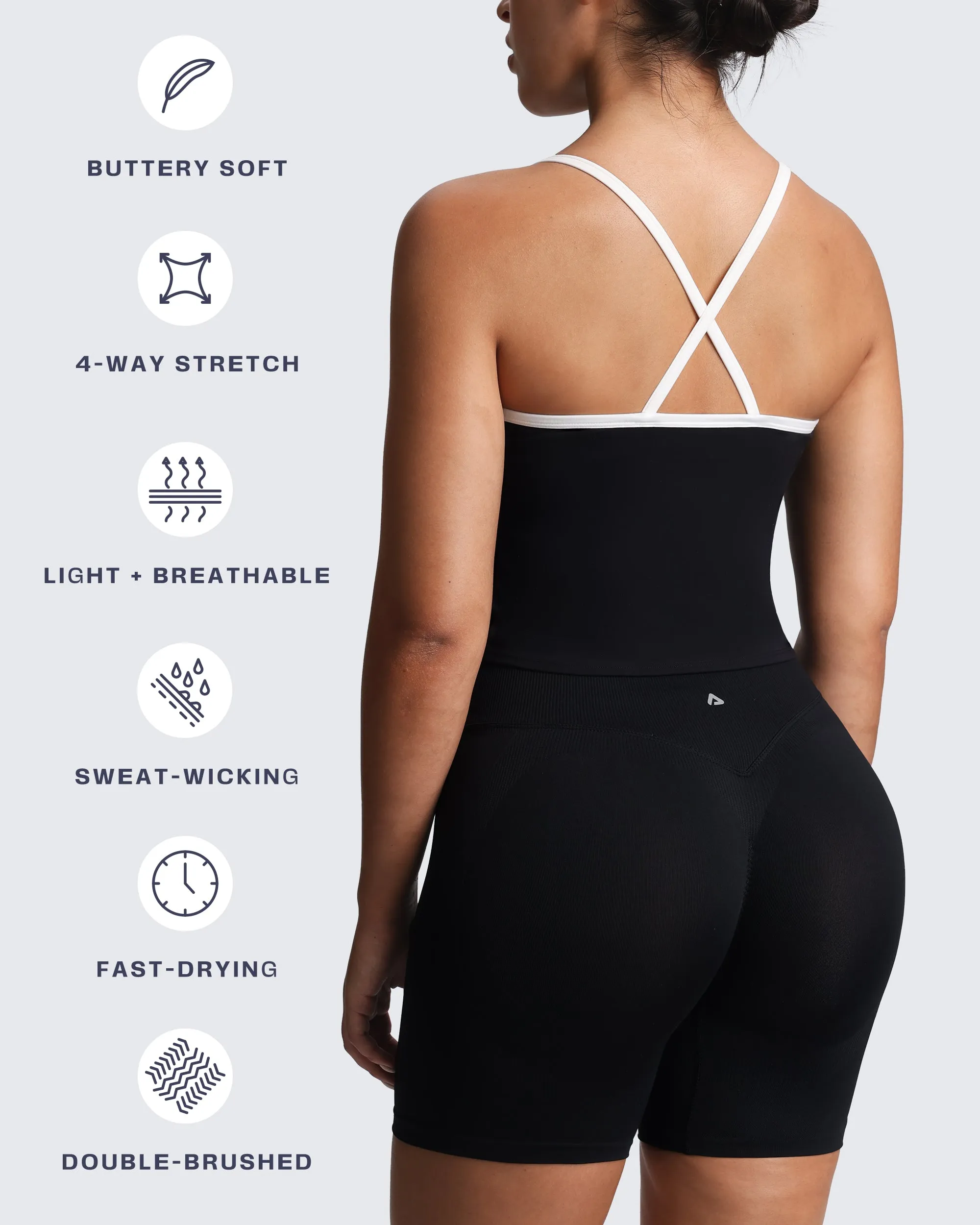 Aoxjox "Lexi" Lined Longline Tank Top sold by Aoxjox product image thumbnail 3