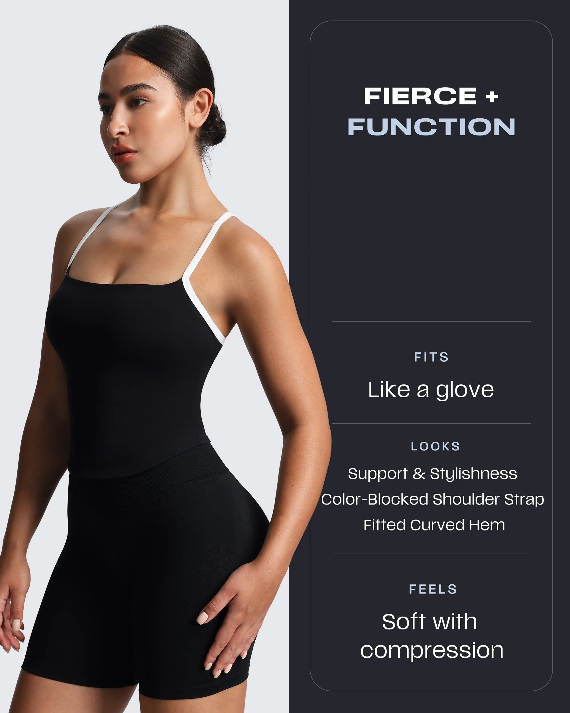 Aoxjox "Lexi" Lined Longline Tank Top sold by Aoxjox product image thumbnail 2