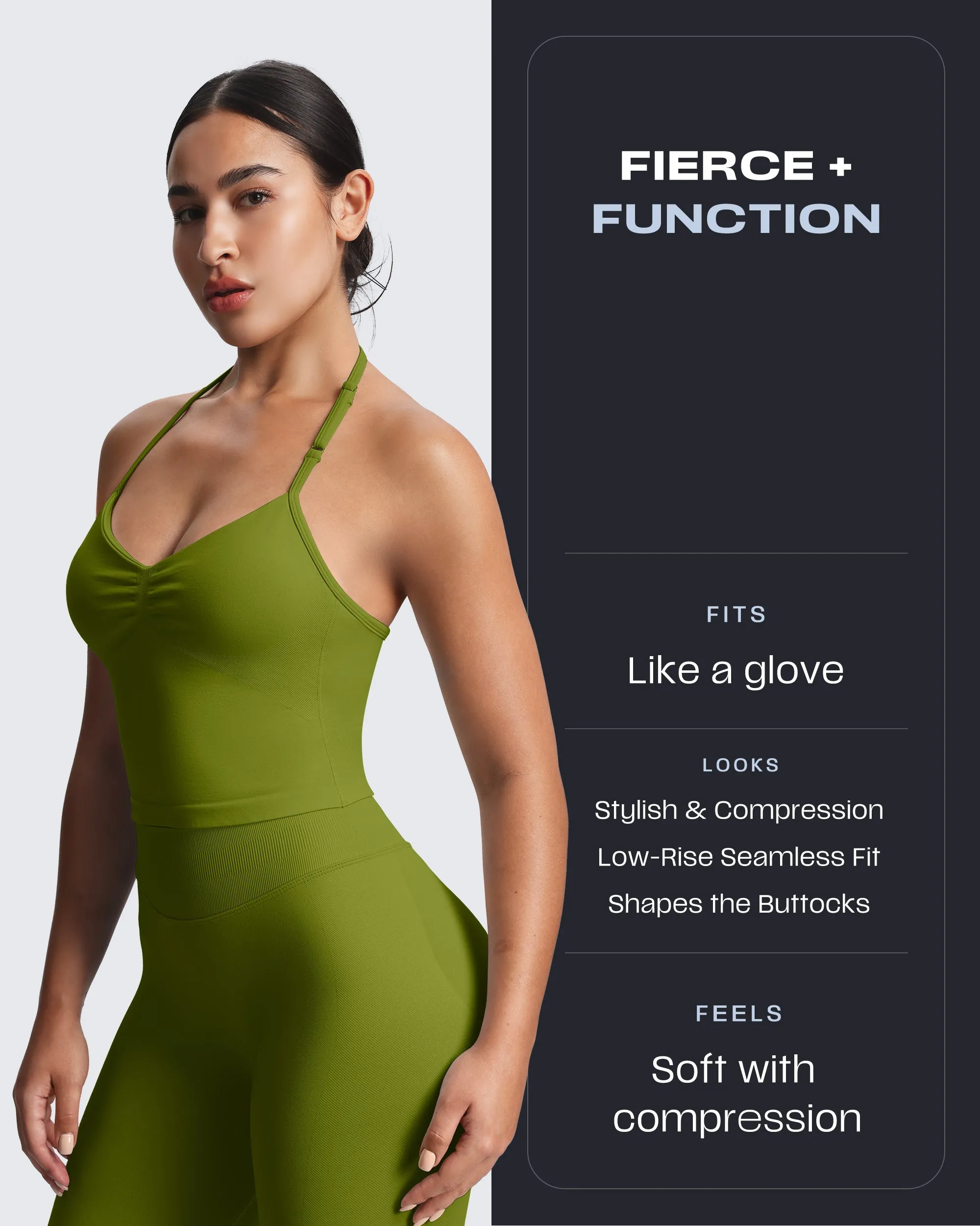 Aoxjox "Impact" Seamless Leggings With Logo sold by Aoxjox product image thumbnail 4