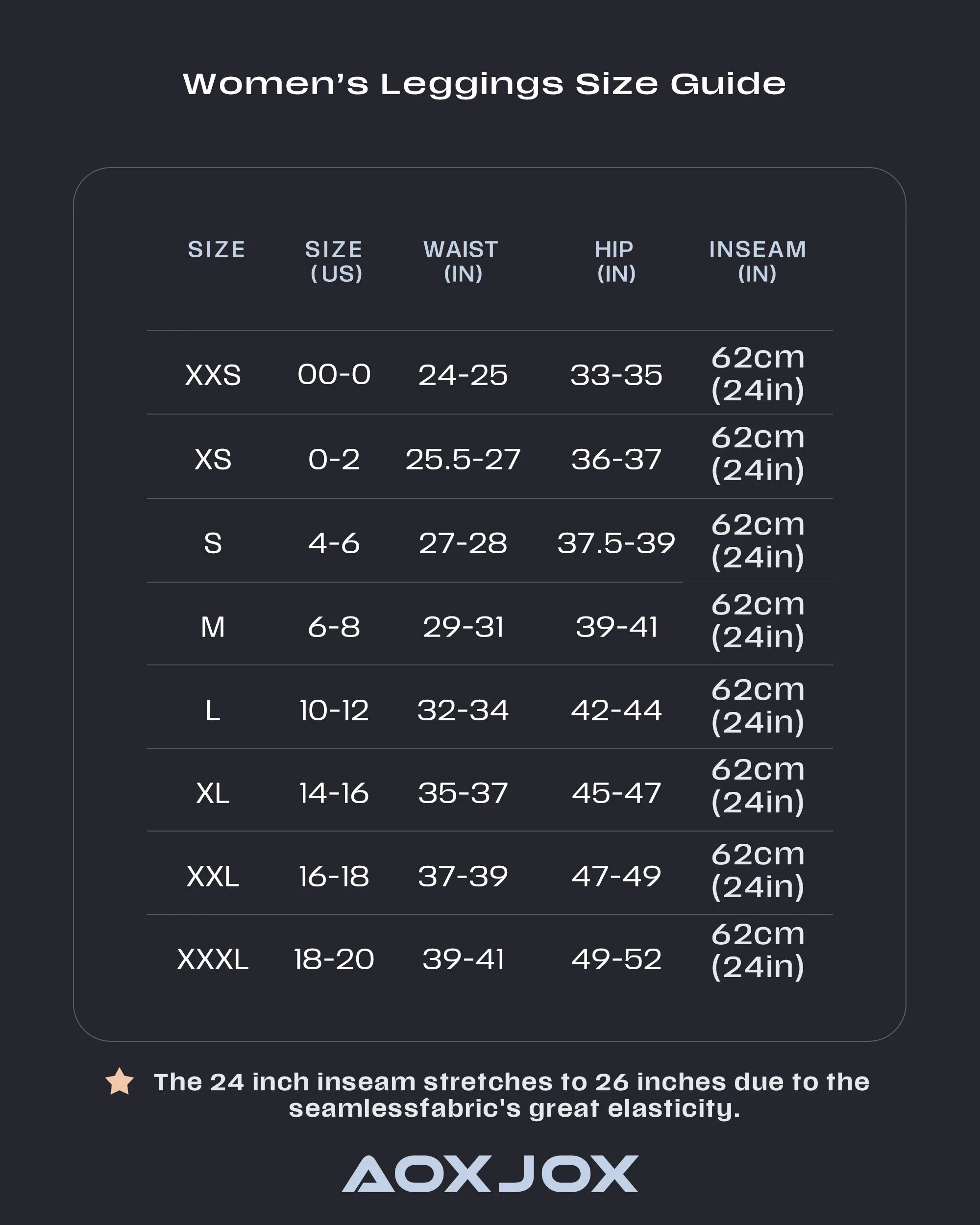 Aoxjox "Impact" Seamless Leggings With Logo sold by Aoxjox product image thumbnail 5