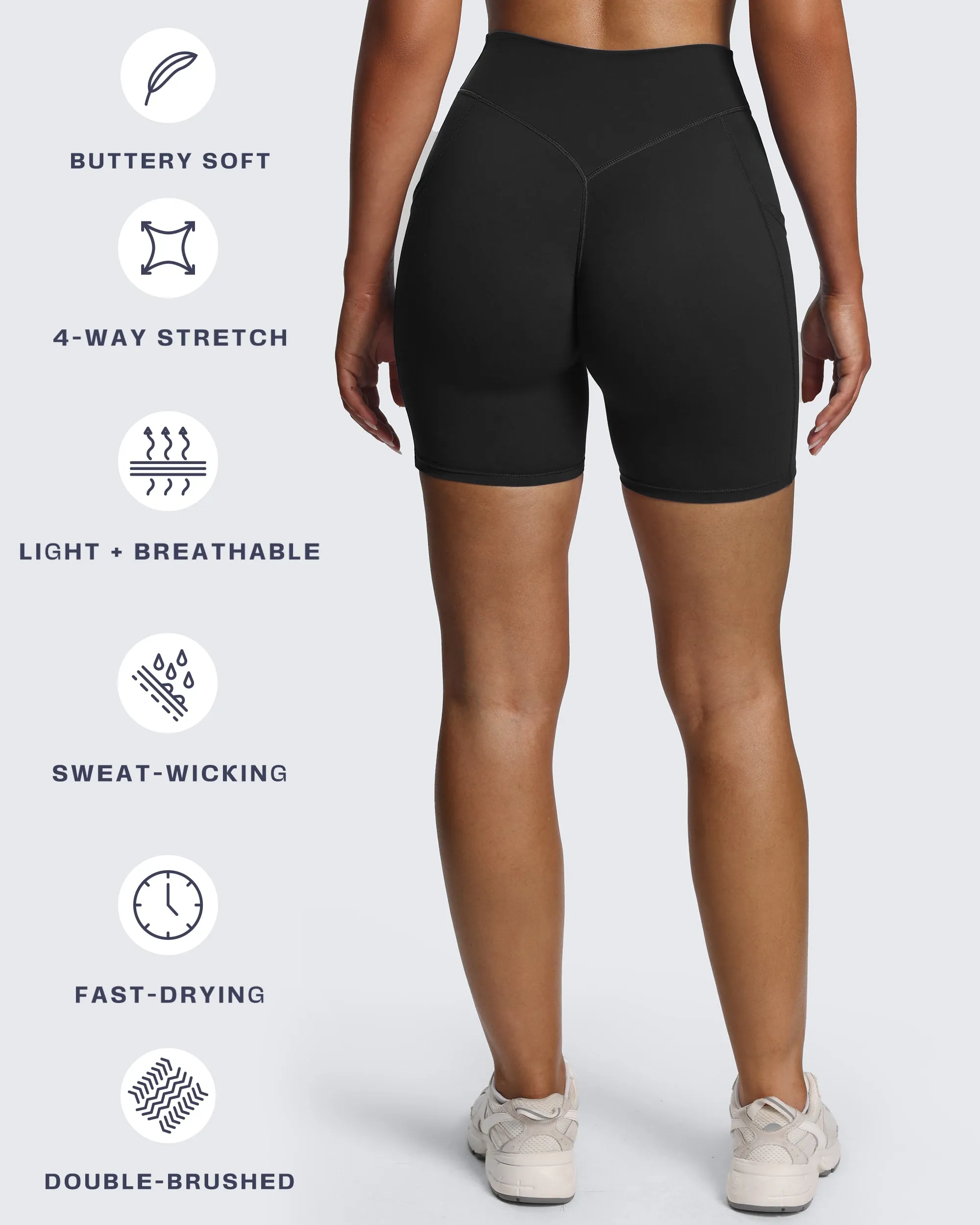 Aoxjox "Polly" Biker Shorts sold by Aoxjox product image thumbnail 4