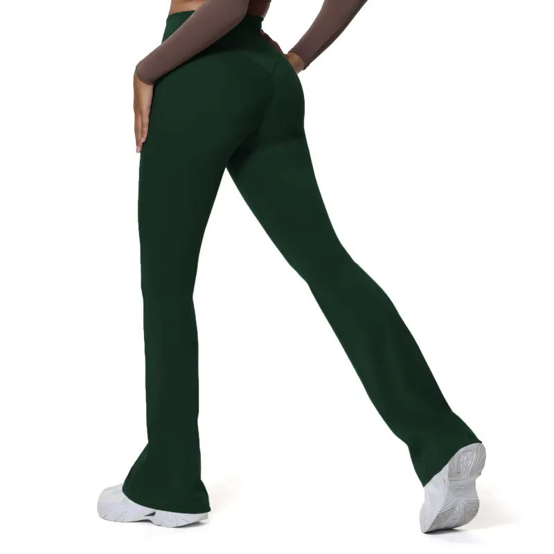 Aoxjox Hidden Scrunch Butt Lifting Flare 34” sold by Aoxjox