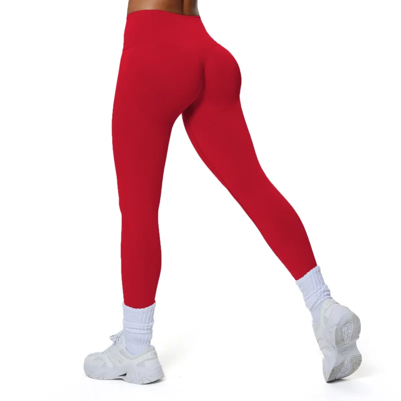 Aoxjox Peach Contour Seamless Butt Lift Leggings sold by Aoxjox