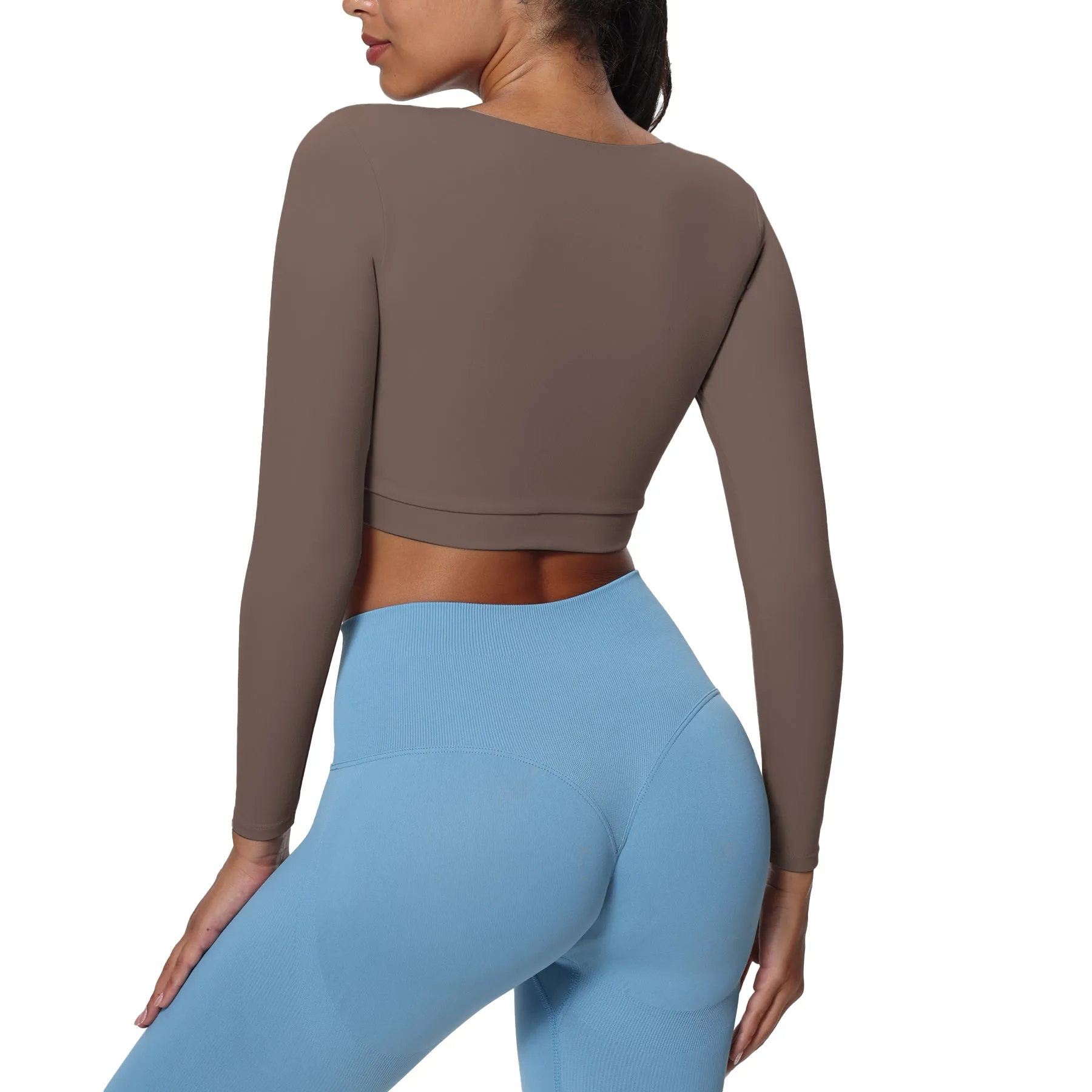 Aoxjox "Vivie" Square Neck Long Sleeve sold by Aoxjox product image thumbnail 5