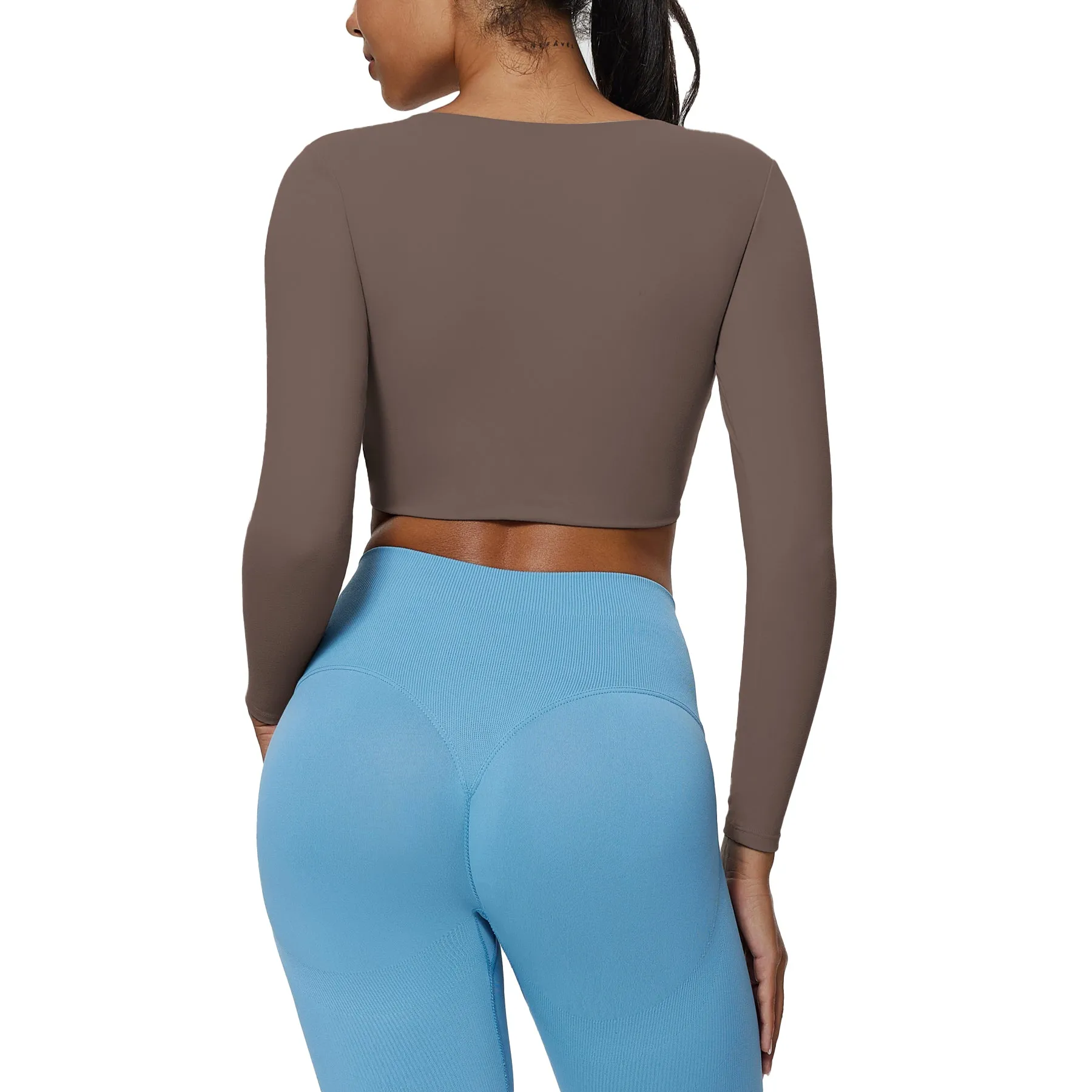 Aoxjox "Vivie" Square Neck Long Sleeve sold by Aoxjox product image thumbnail 3