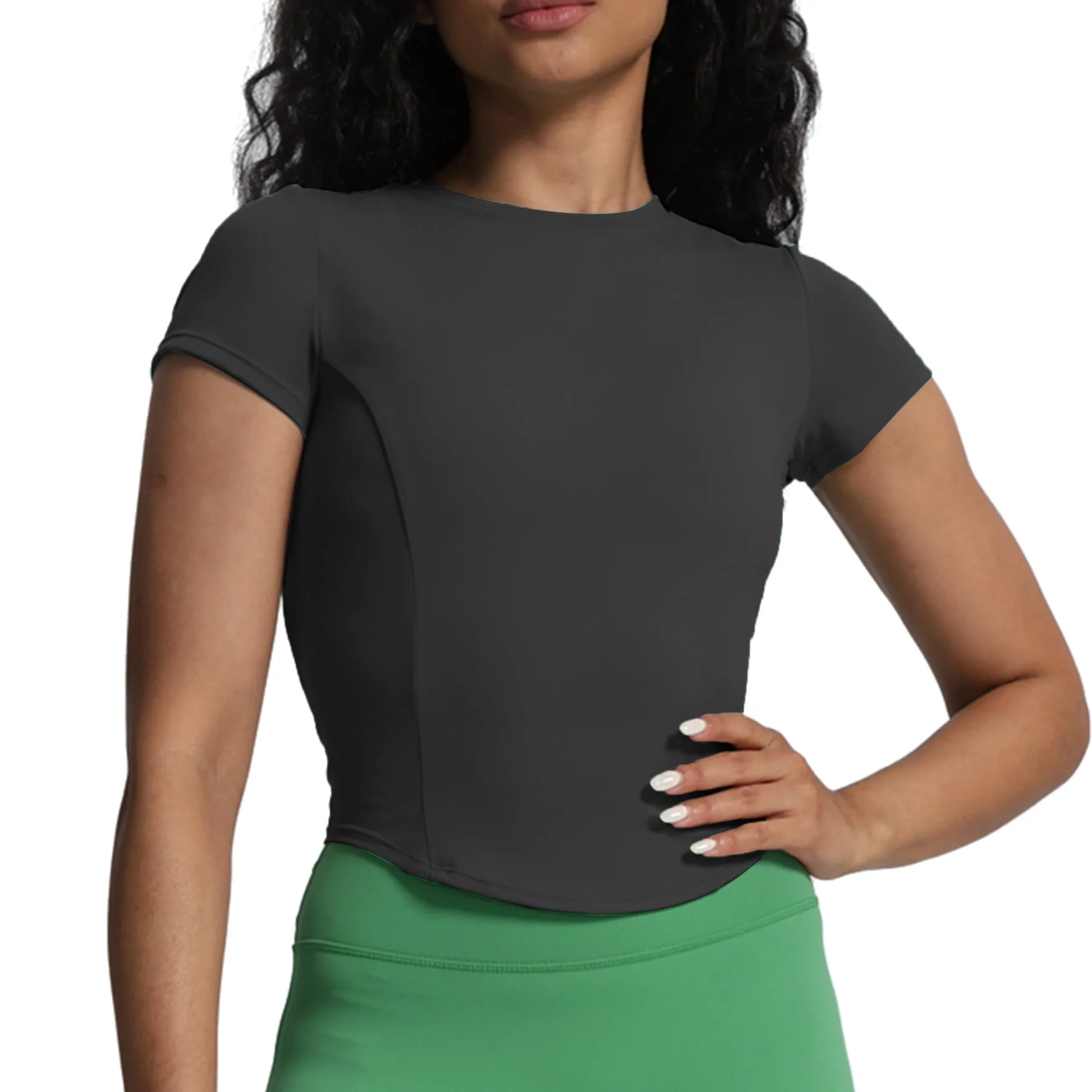 Aoxjox "Geo Short Sleeve" (NO BRA SHELF) sold by Aoxjox